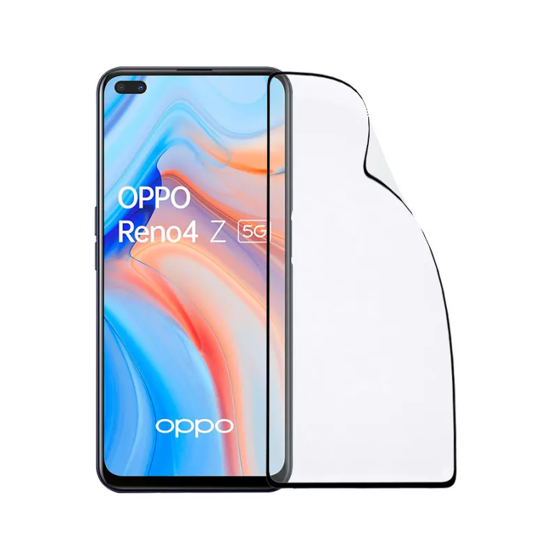 Cristal Templado Completo Irrompible para Oppo Reno4 Z 5G Cristal Templado Completo Irrompible para Oppo Reno4 Z 5G