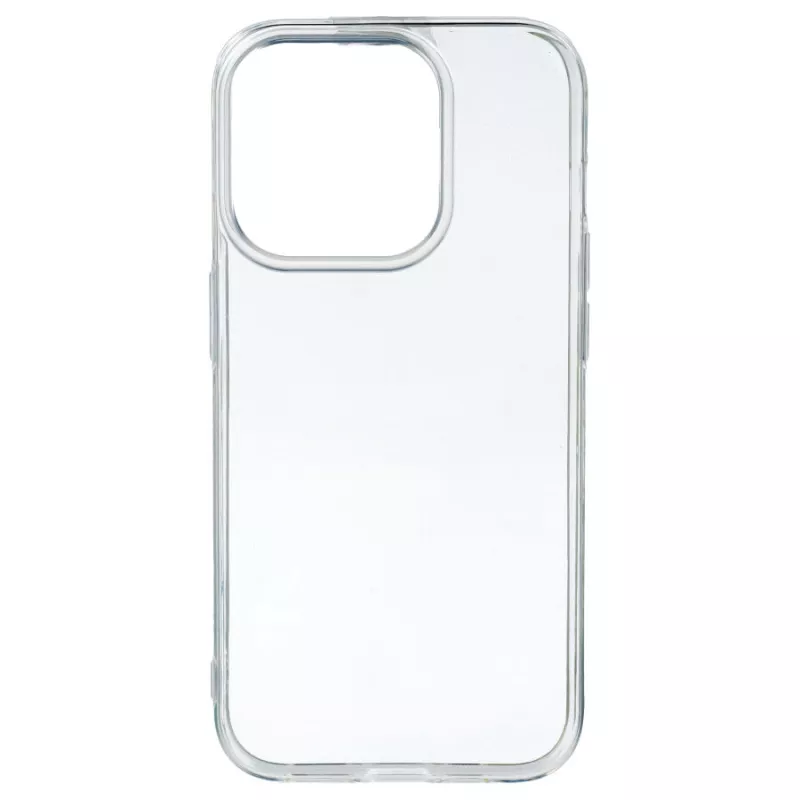 Funda Silicona Transparente para iPhone 15 Pro Max